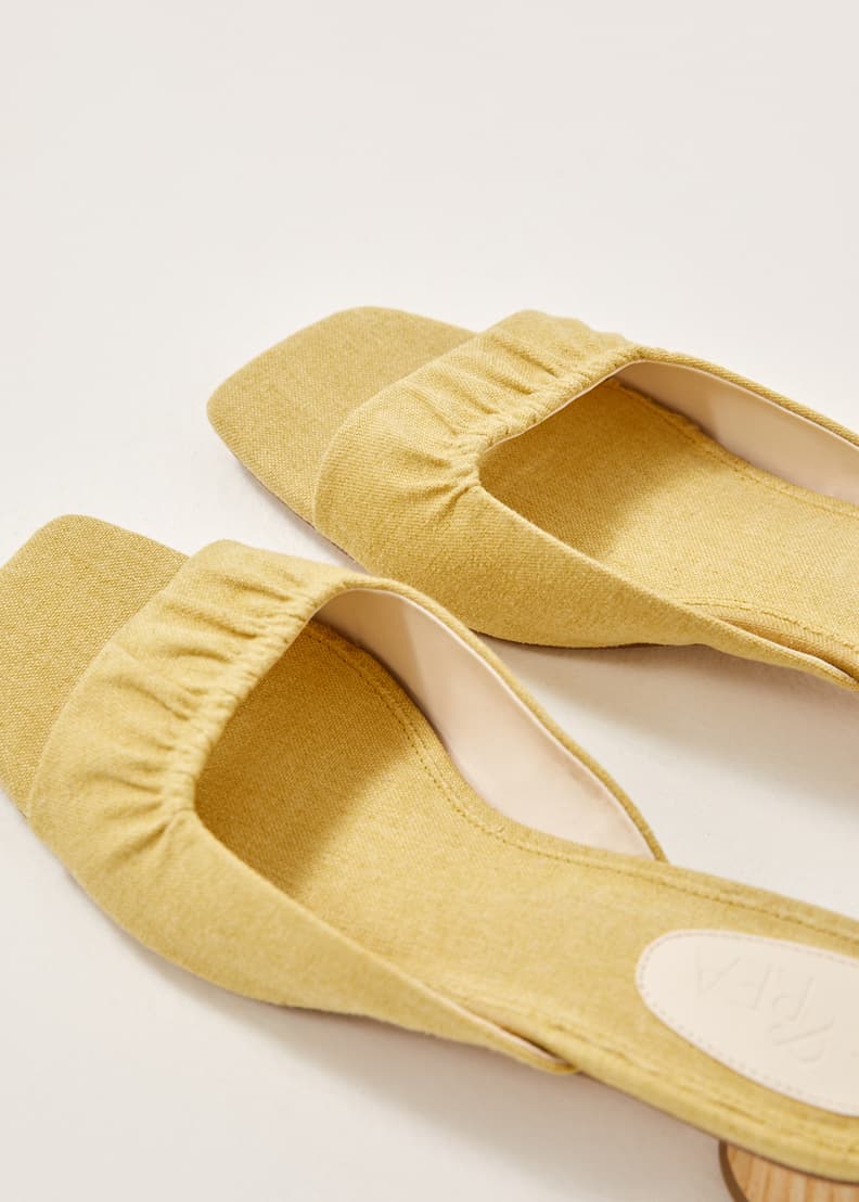Women's canvas mules shop