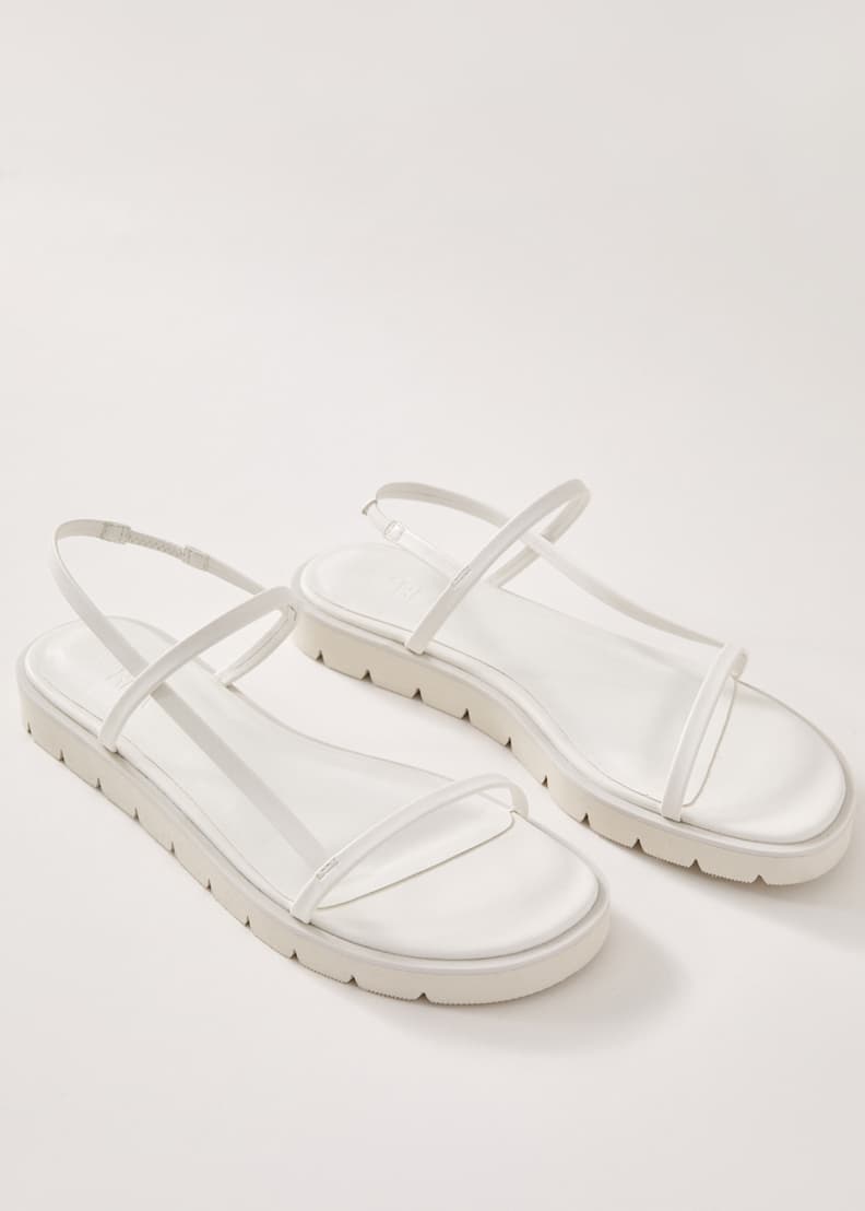 White flatform sandals sale