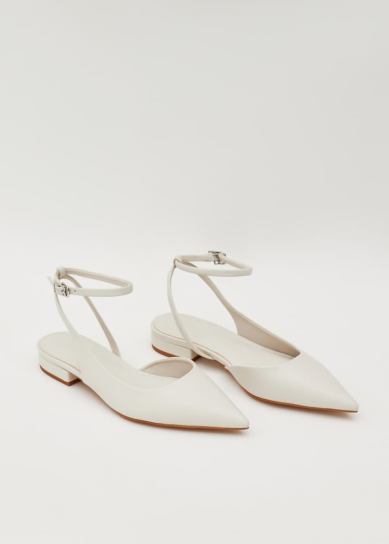 White strap clearance mules