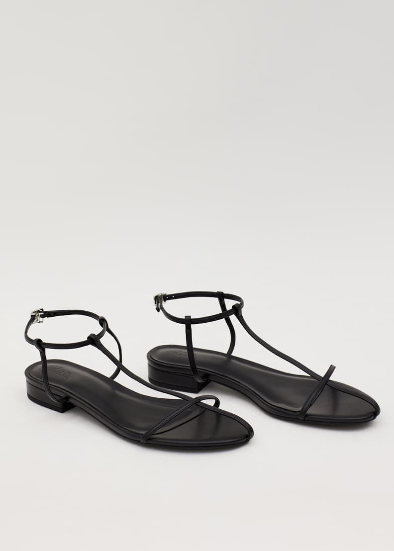 All black strap sandals new arrivals