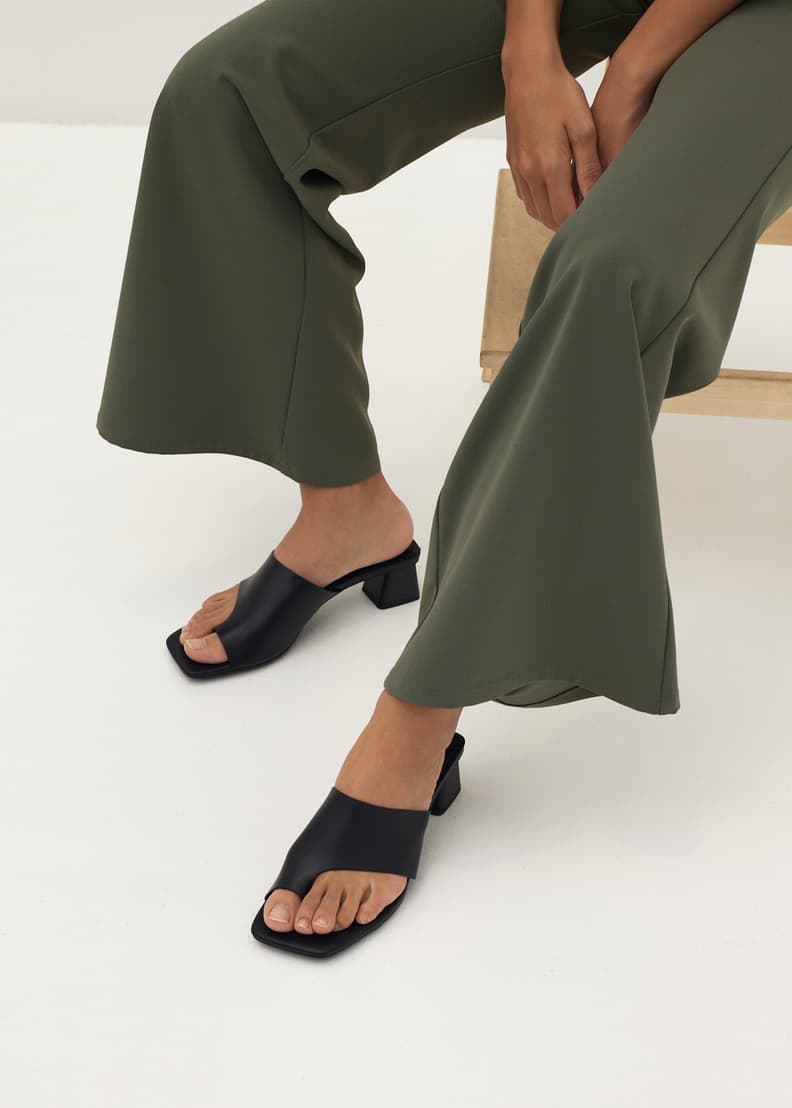 Cut out block heels shop